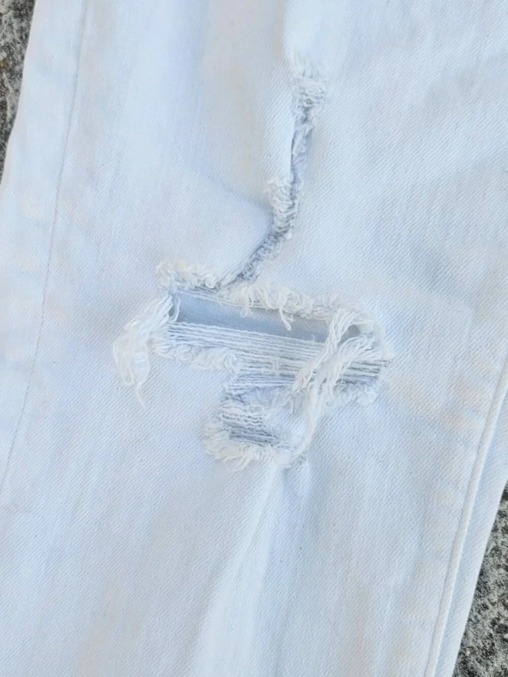 Abercrombie & Fitch Women Jeans White Denim Athletic Skinny Stretch Size 28W 30L - Picture 8 of 13